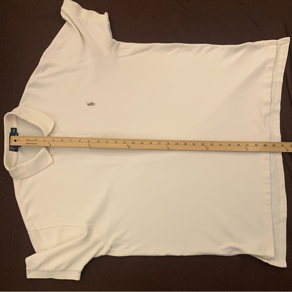RL POLO SS All Cotton Creamy Tan Two Button Polo - Picture 5 of 6